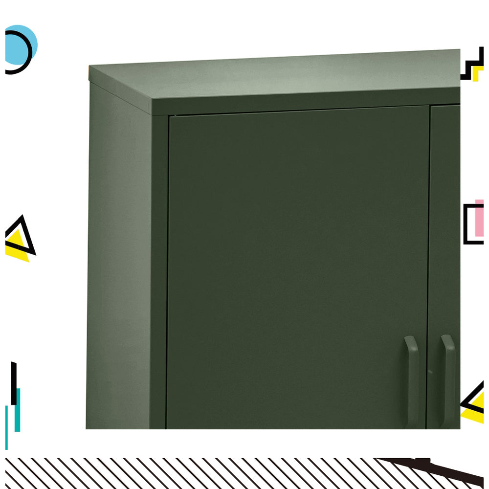Sweetheart Metal Storage Cabinet – Green – 80 cm