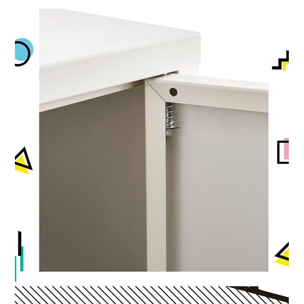 Sweetheart Metal Storage Cabinet – White – 80 cm