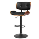 Gas Lift Bar Stools – Leather, All Black