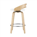2 x Swivel Bar Stools – Low Back Cushion