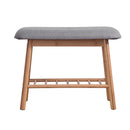 Fabric Shoe Rack Bench – 2 Pair Capacity