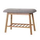 Fabric Shoe Rack Bench – 2 Pair Capacity