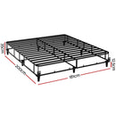 KING Size - Metal Fabric Bed Frame