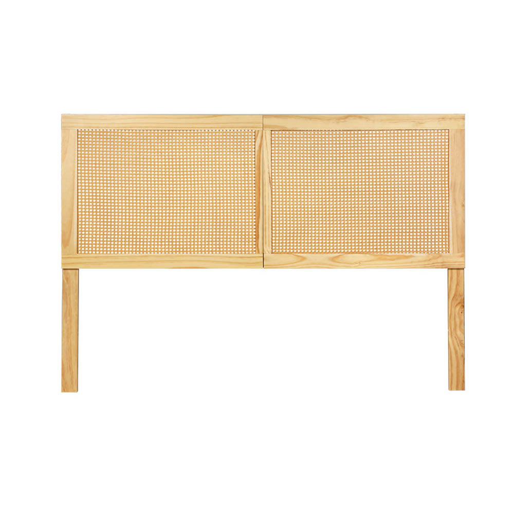 Rowan Wooden Bed Head – Brown – Double