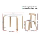 3 PCS Kids Table & Chairs Set