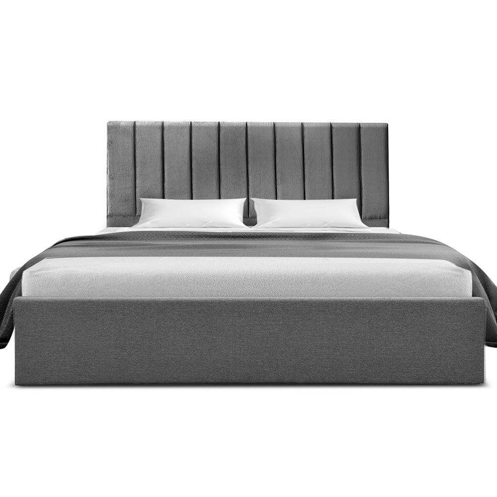 Alderon Gas Lift Bed Frame – Grey – King