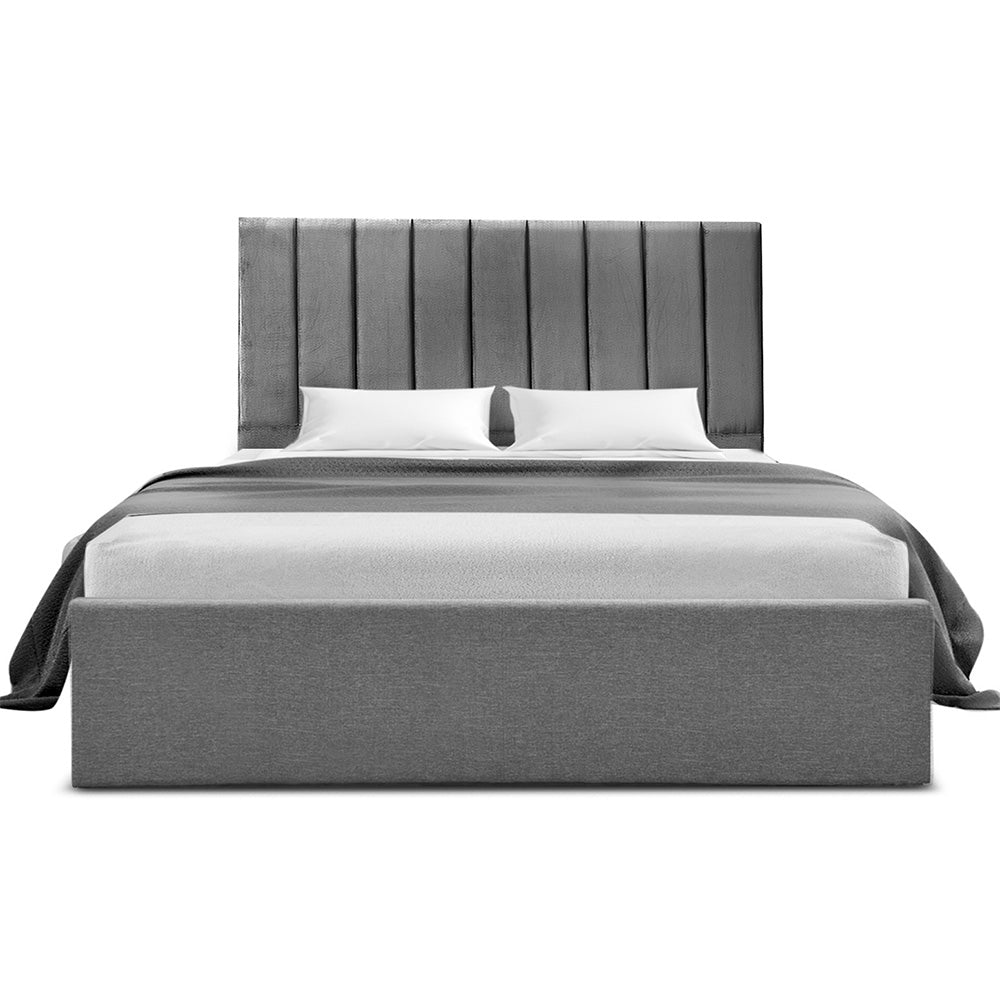 Kairo Gas Lift Bed Frame – Grey – Queen