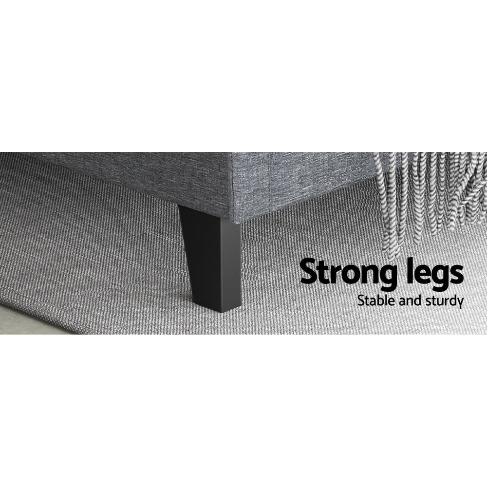 Finch Tufted Bed Head – Brown – Queen