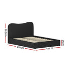 DOUBLE Size - Boucle Fabric Bed Frame