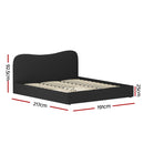 KING Size - Boucle Fabric Bed Frame