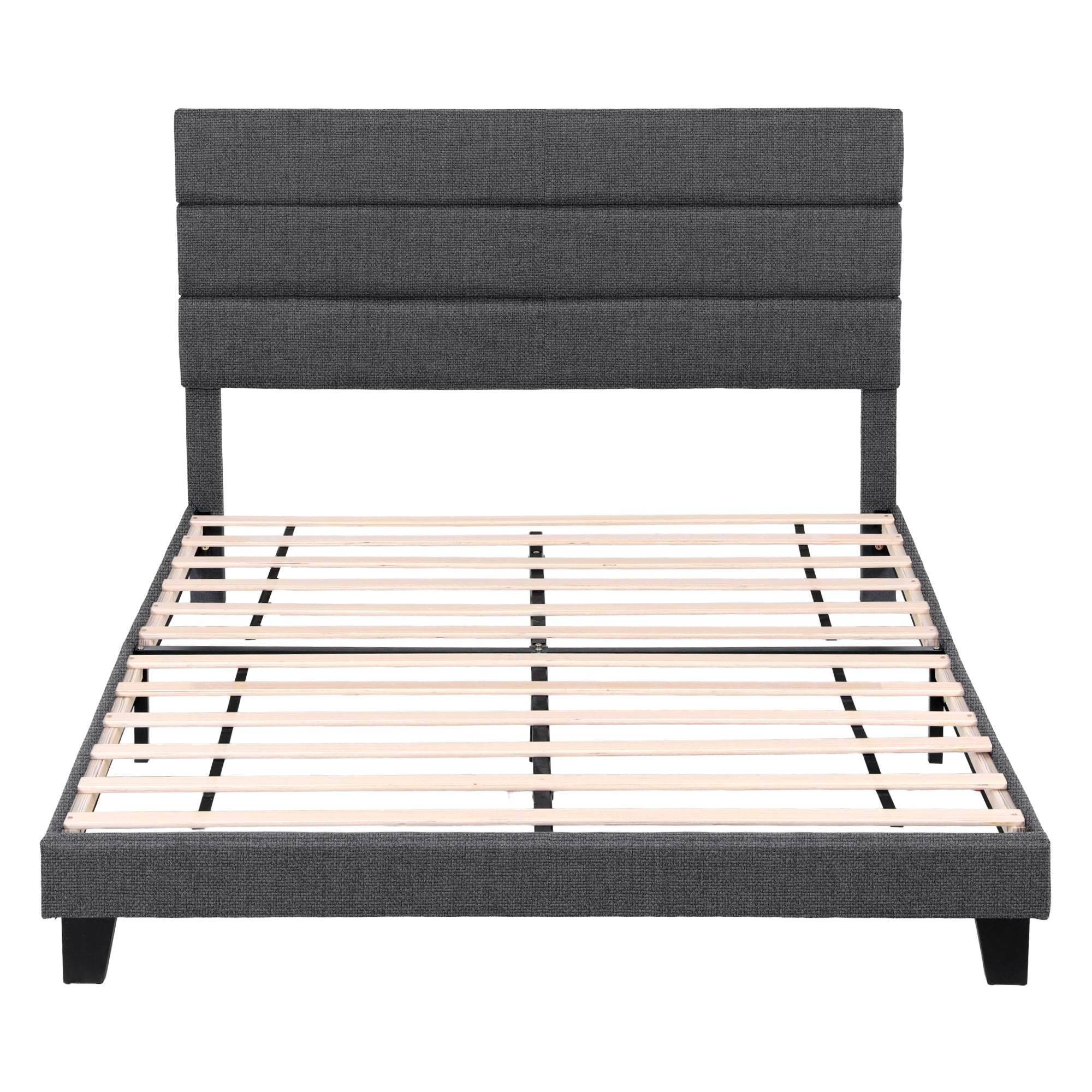 Hush Platform Bed Frame – Charcoal – Queen