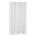 Bookshelf CD Storage Rack – White