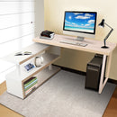 Computer Desk Bookshelf - 140cm Black