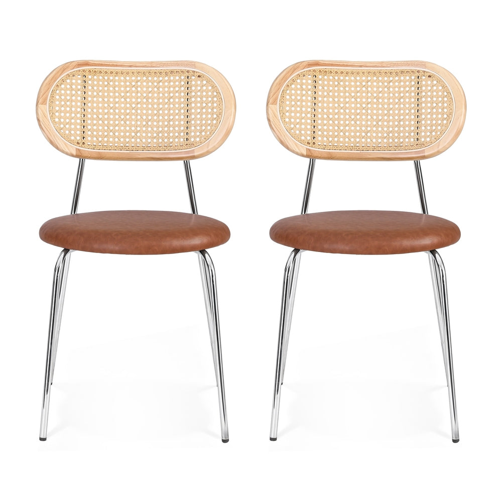 Arlo Dining Chairs – Brown – Set of 2