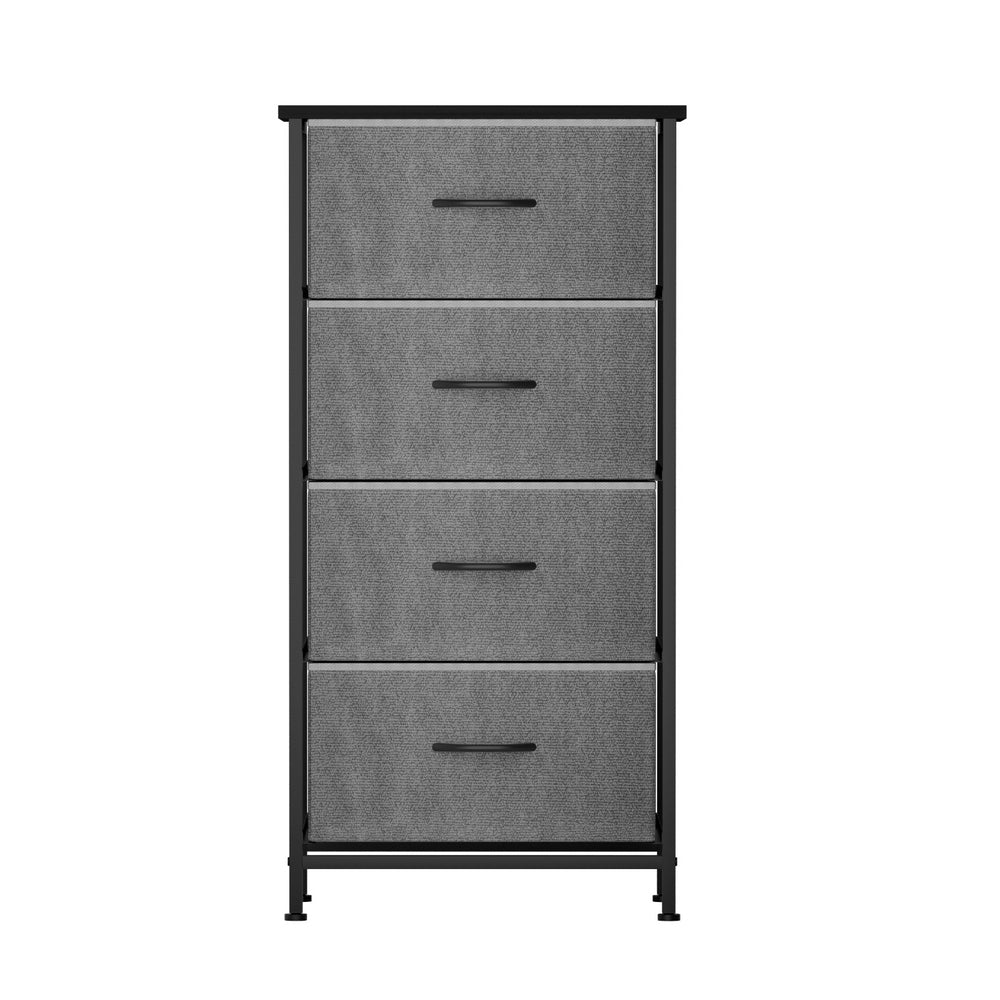 Callan 4 Drawer Tallboy – Grey – Small