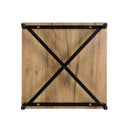 Bedside Drawers Nightstand – Rust Oak Finish