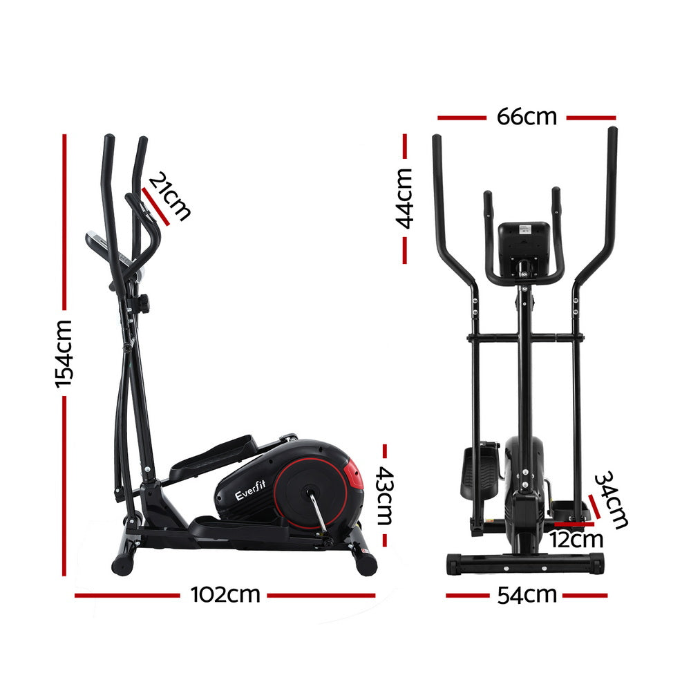 Elite Elliptical Cross Trainer – Black & Red