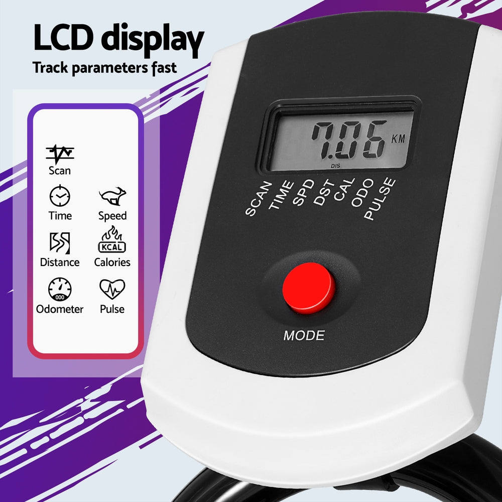 Cyclone Magnetic Spin Exercise Bike – Black – 13kg Flywheel