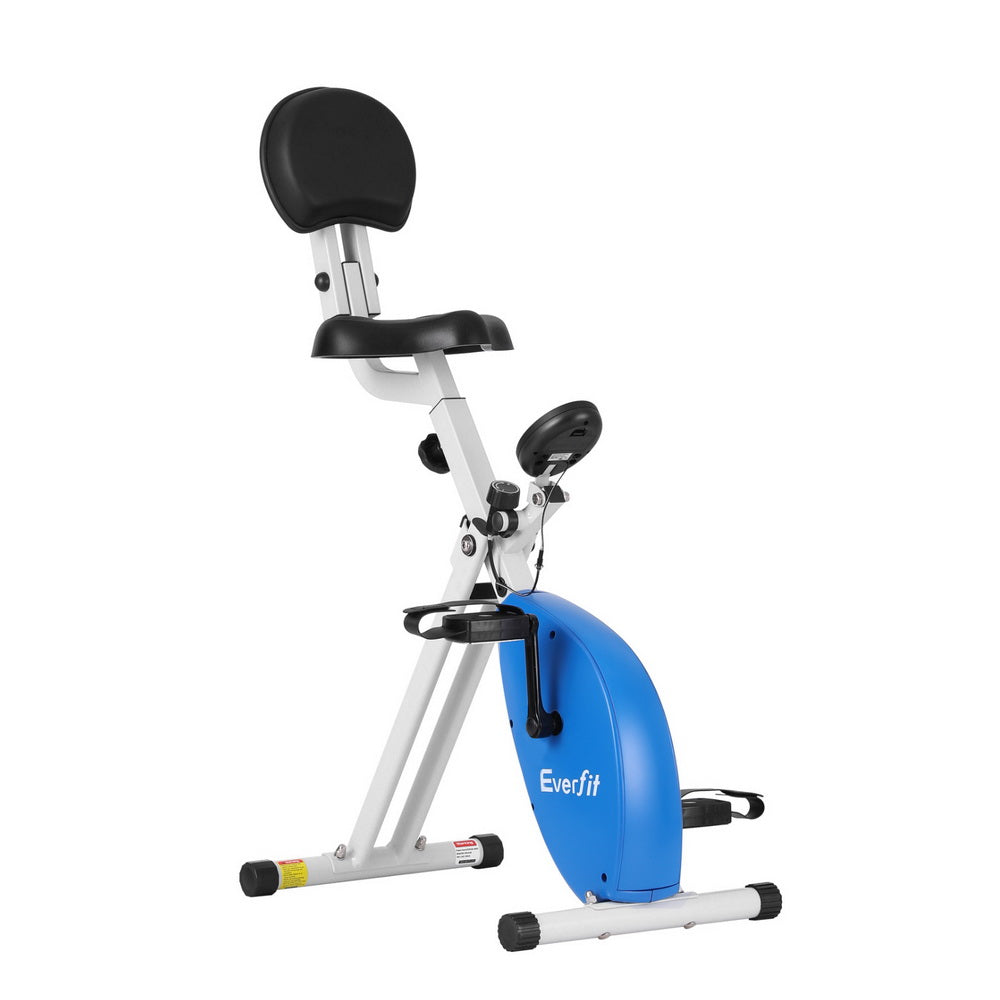 Colton Folding Exercise Bike – Black – 100 kg Capacity