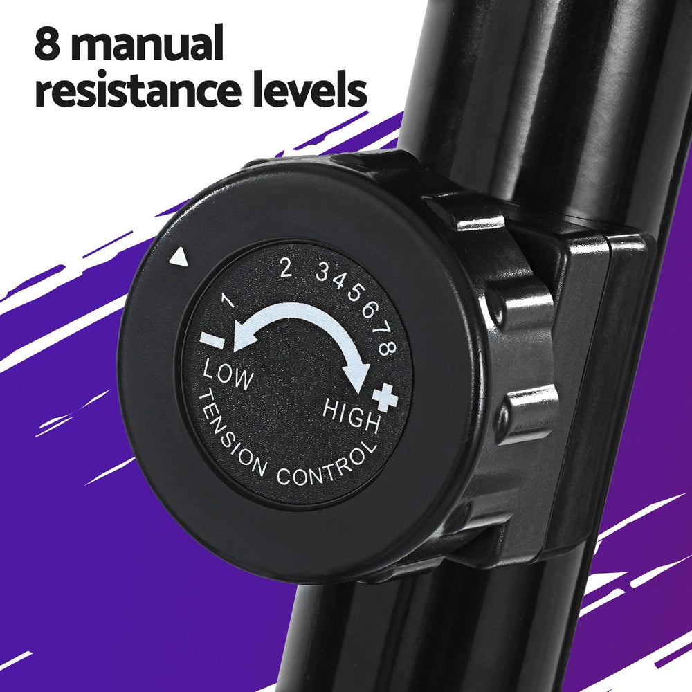 Kairos Magnetic Exercise Bike – Black – 8 Level Resistance