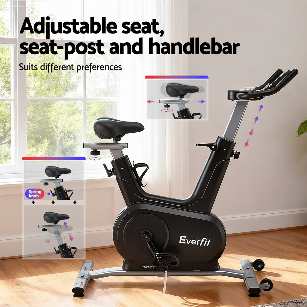 Alderon Electromagnetic Exercise Bike – Black – Standard