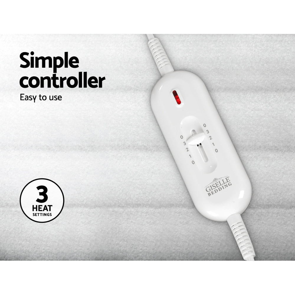 Nova Electric Blanket – White – Single