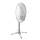 4x Outdoor Bar Tables – Round Aluminium, 70/110CM