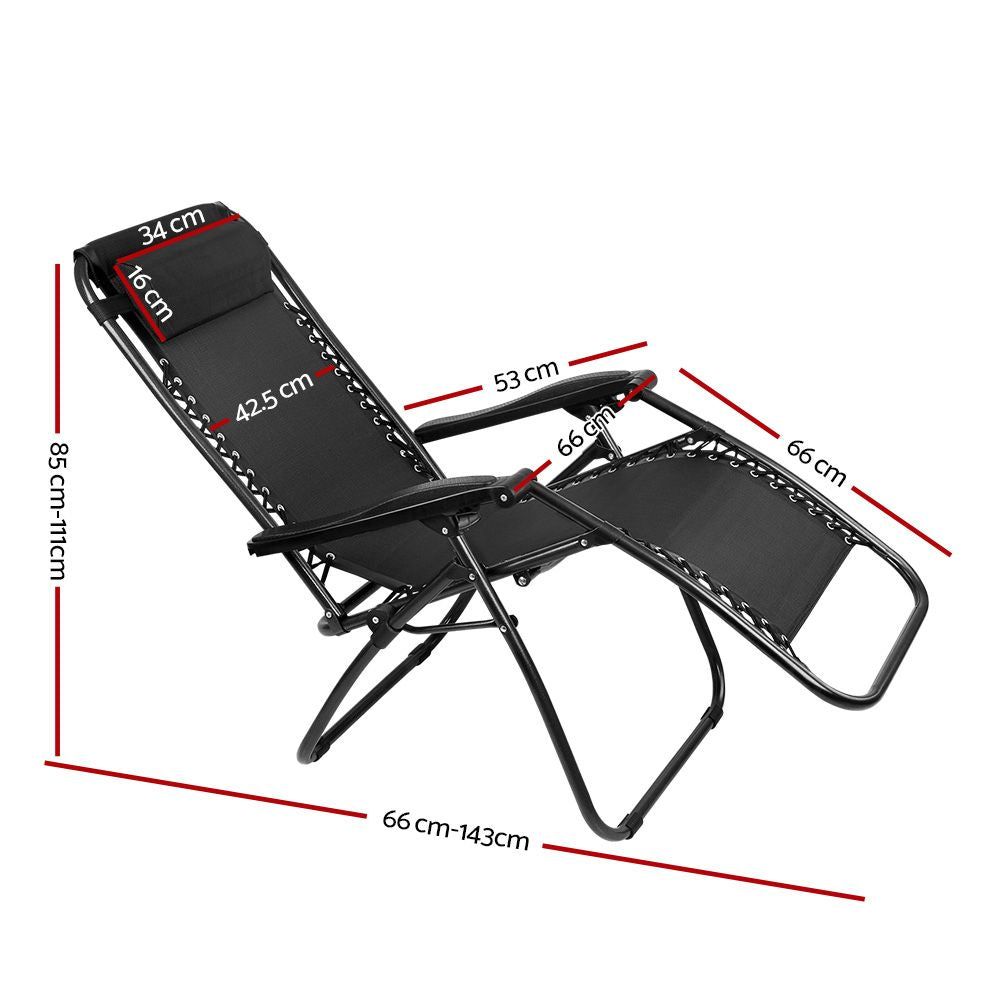 Orion Zero Gravity Recliner Chair – Black