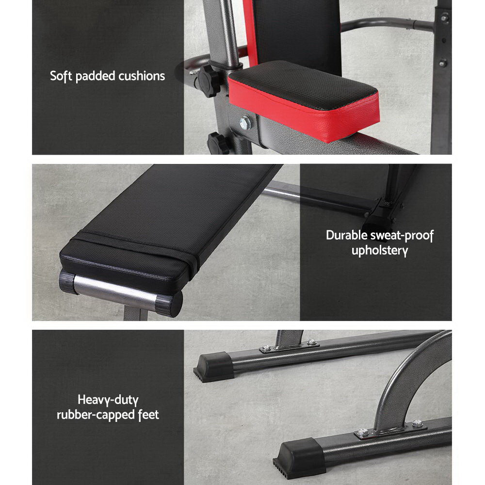 Harlow Multi-Function Gym Station – Black – 8-in-1