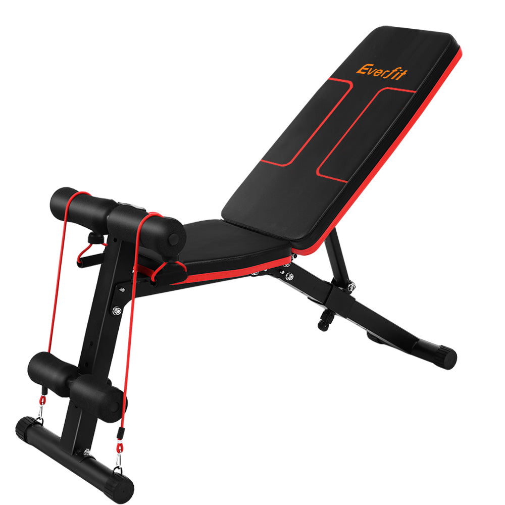 Alderon Adjustable FID Weight Bench – Black – 150kg Capacity