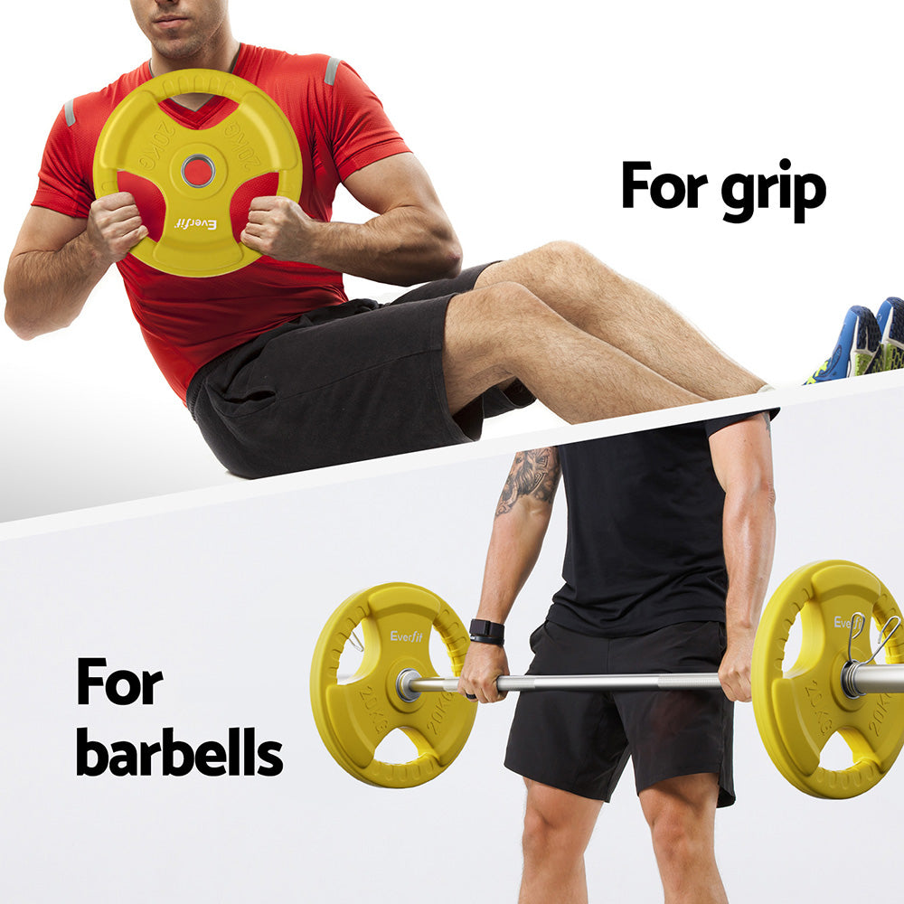 Alderon Olympic Weight Plate – Yellow – 20 kg