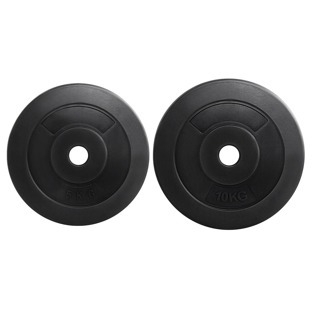 Linden Weight Plates – Black – 30kg Set