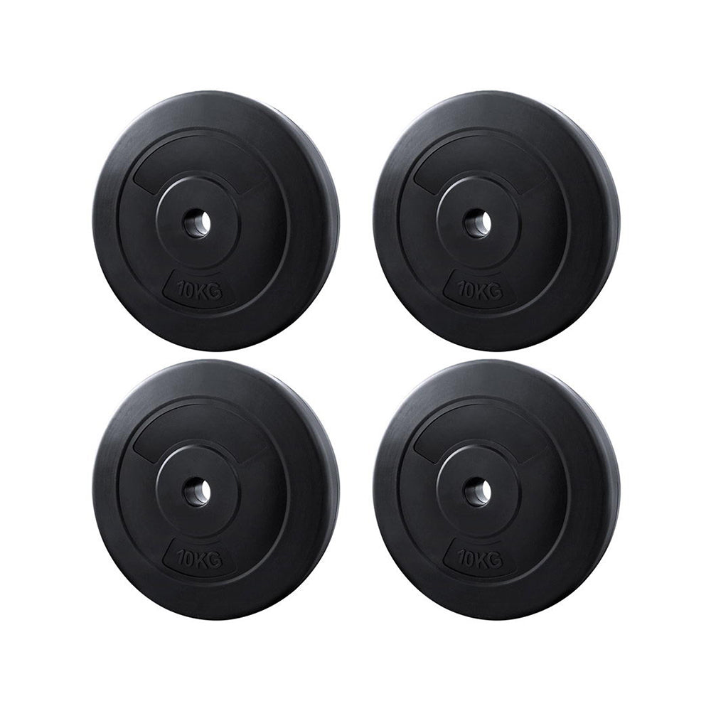Arlo 40kg Barbell Weight Plates Standard Home Gym Press Fitness Exercise
