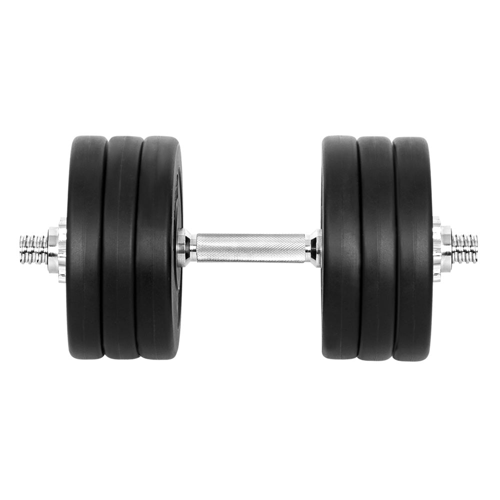 Everfit Dumbbell Weight Set – Black – 35 kg