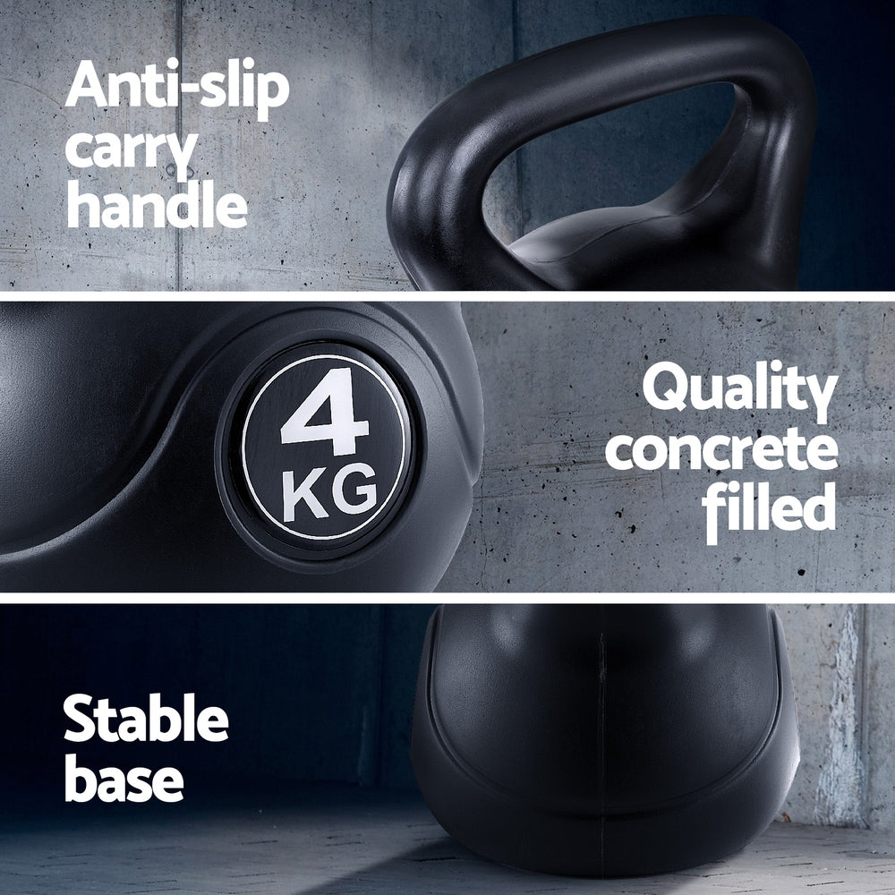 Arlo Kettlebell – Black – 4kg