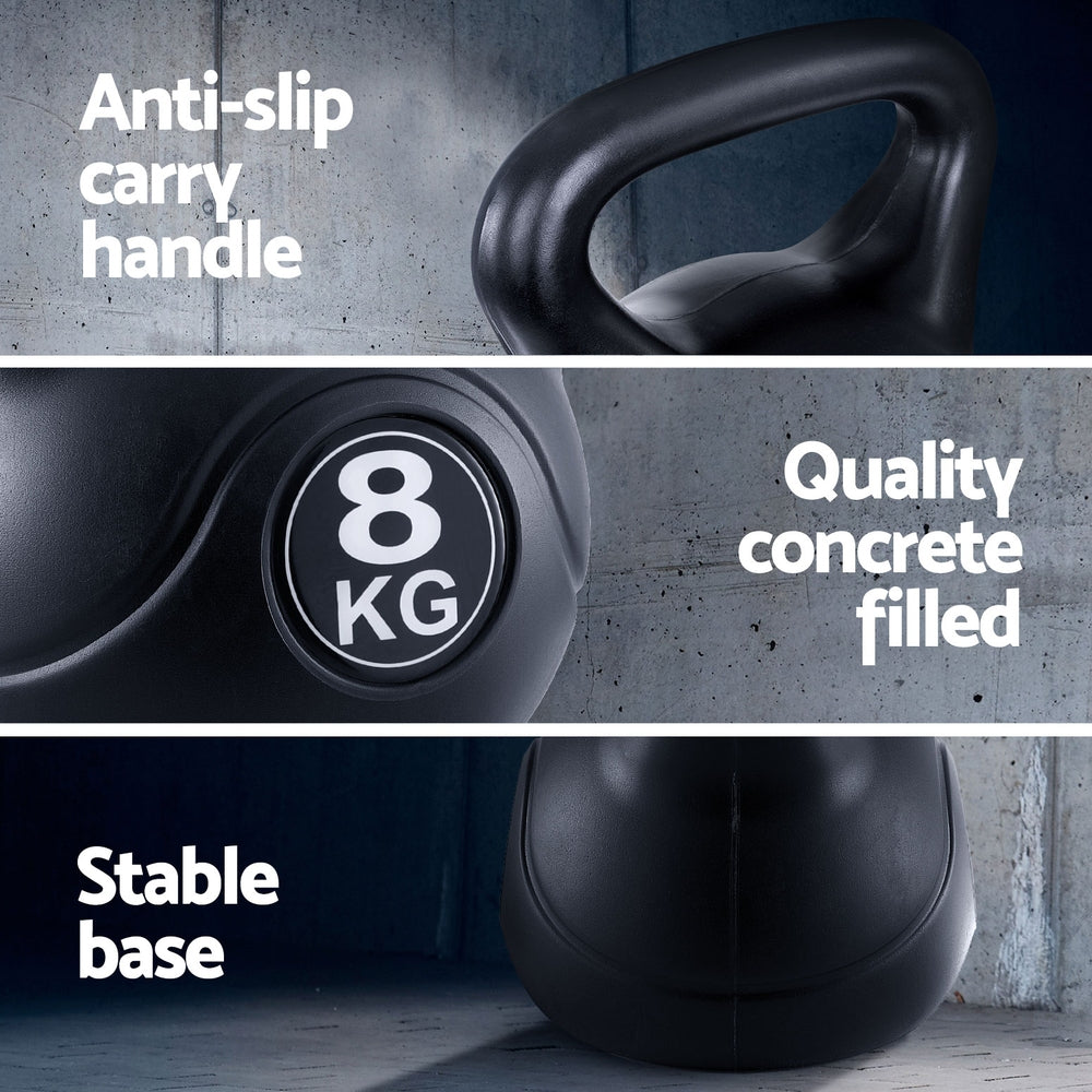 Nova Kettlebell – Black – 8kg