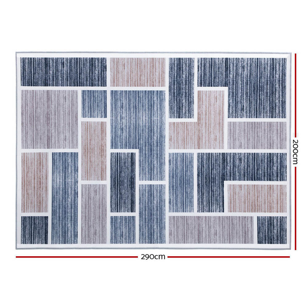 Luna Modern Rug – Grey – 200 × 290 cm