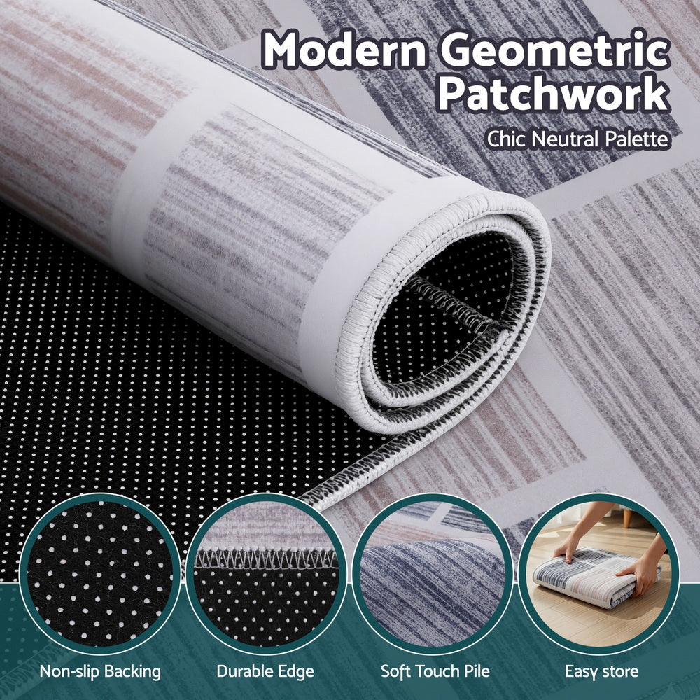 Hudson Velvet Bath Mat – Grey – 50 x 80 cm