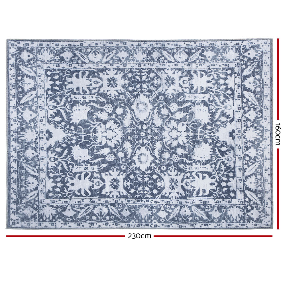 Milo Modern Rug – Blue – 160 × 230 cm