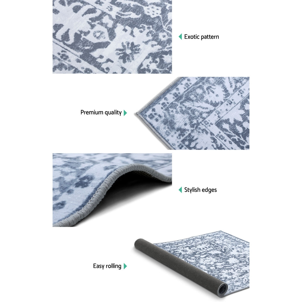 Capri Modern Rug – Grey – 200 × 290 cm