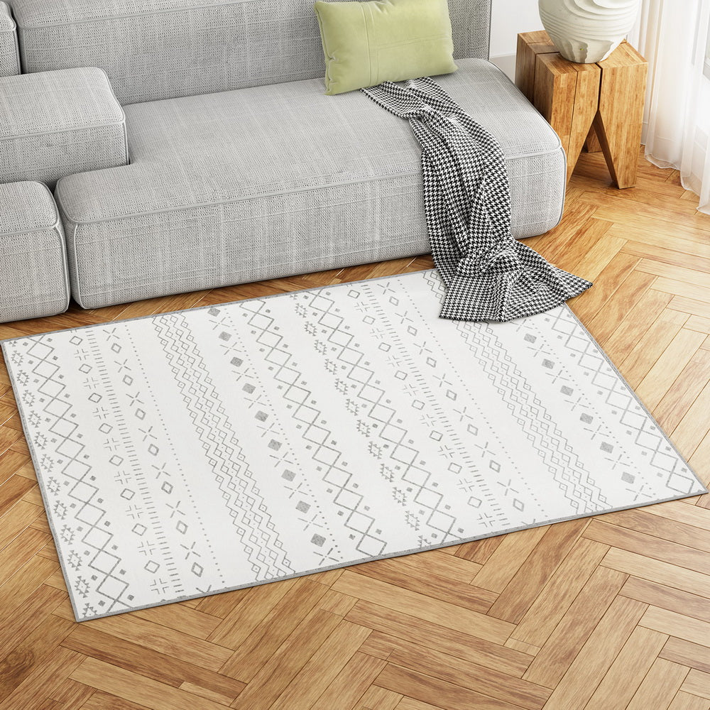 Elara White Plush Rug Rugs