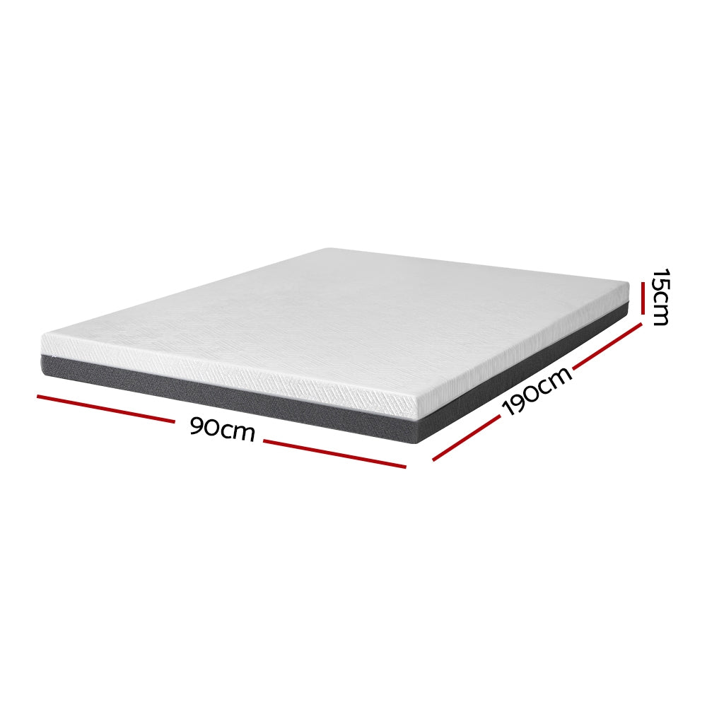 SleepCraft Gel Foam Mattress – Medium – Single