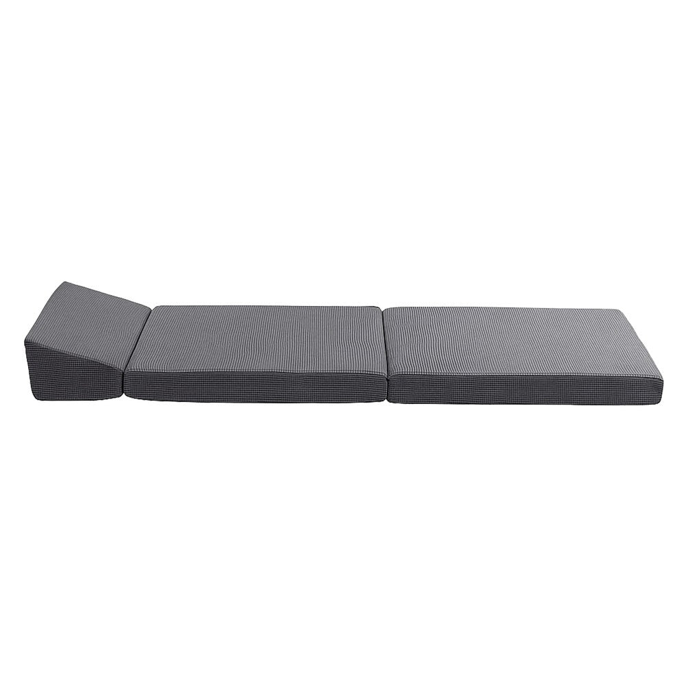 Dalton Trifold Memory Foam Mattress – Grey – Single
