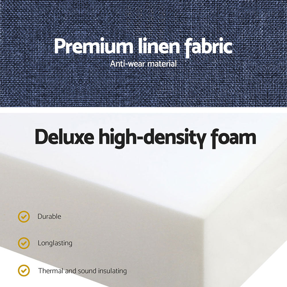 Nomad Folding Memory Foam Mattress – Blue – Single