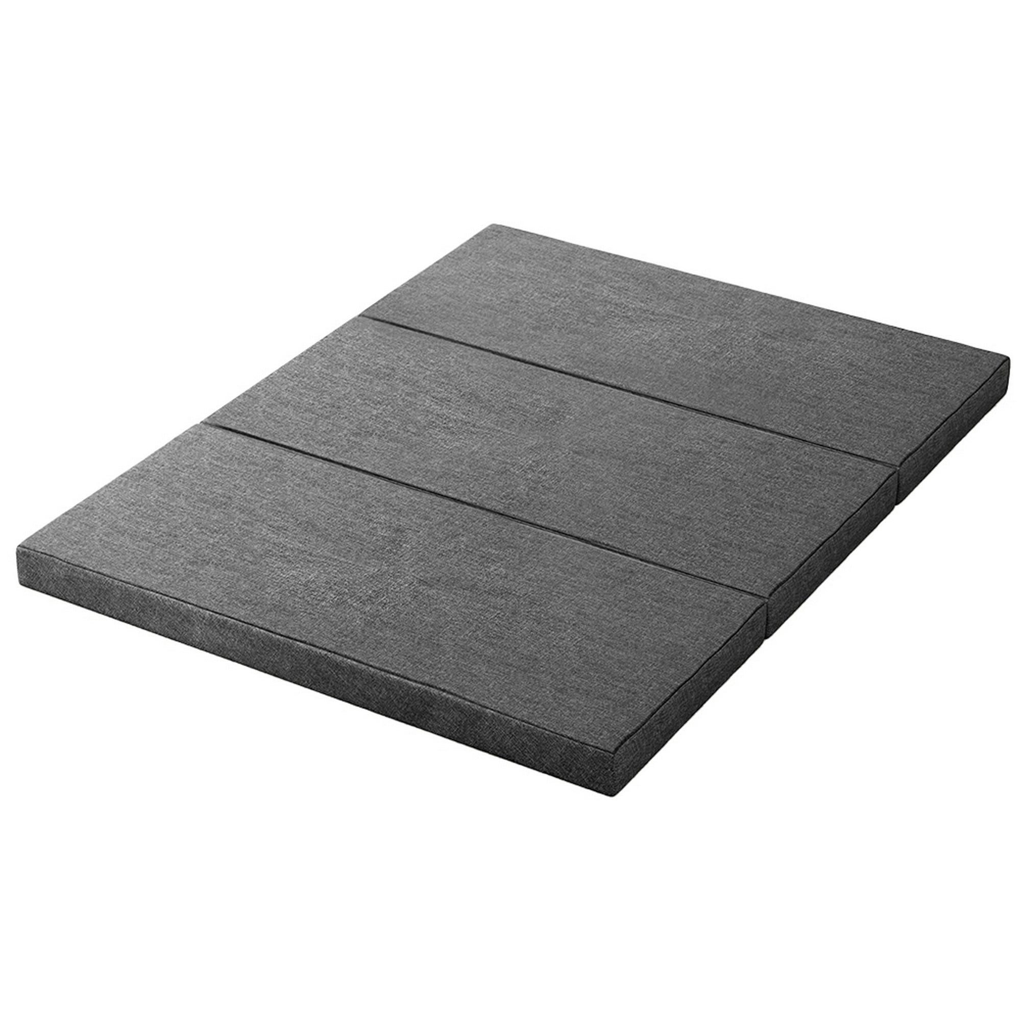 Alderon Foldable Foam Mattress – Grey – Queen
