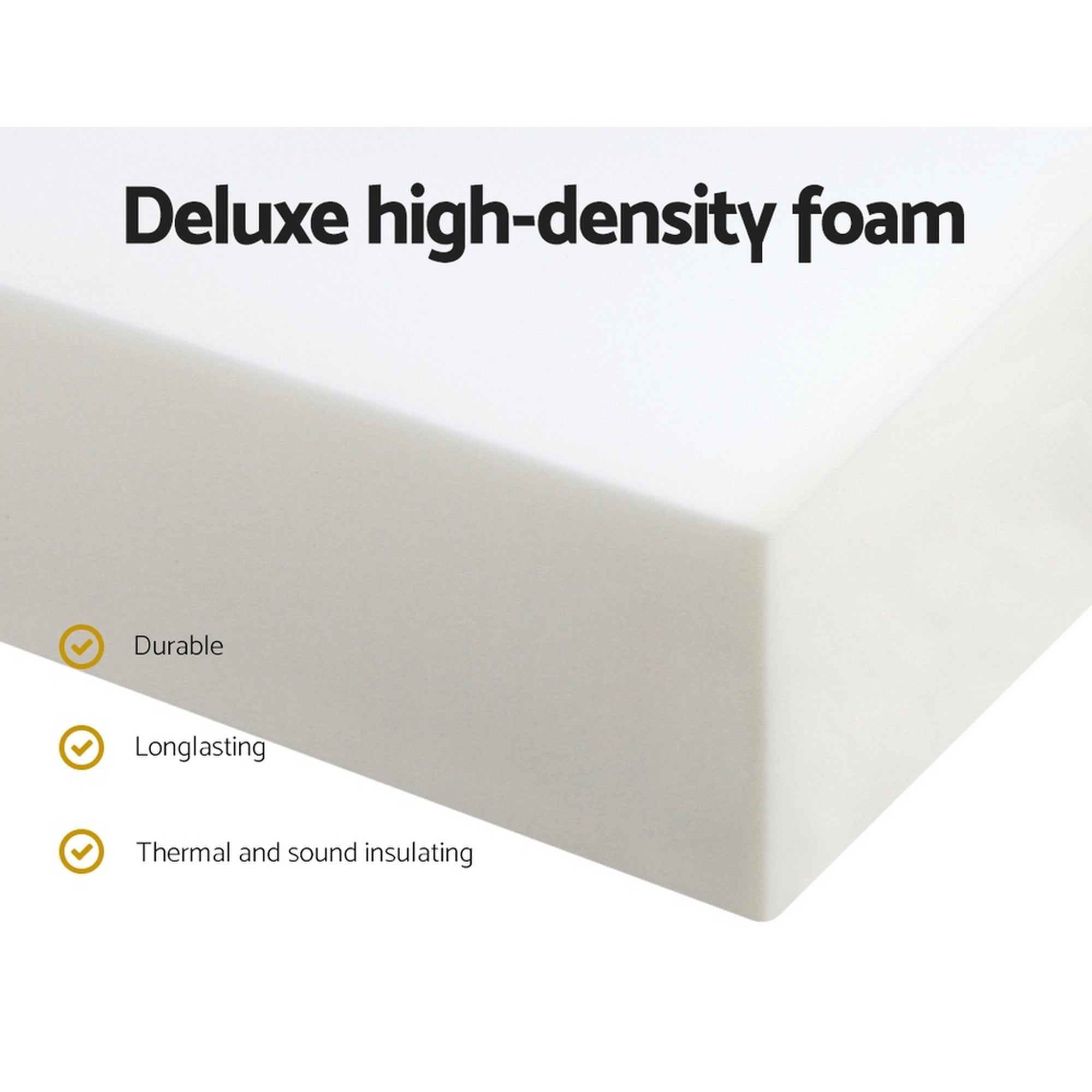 Alderon Foldable Foam Mattress – Grey – Queen