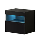 LED Bedside Table – Black