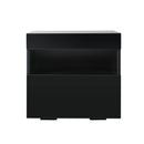 LED Bedside Table – Black