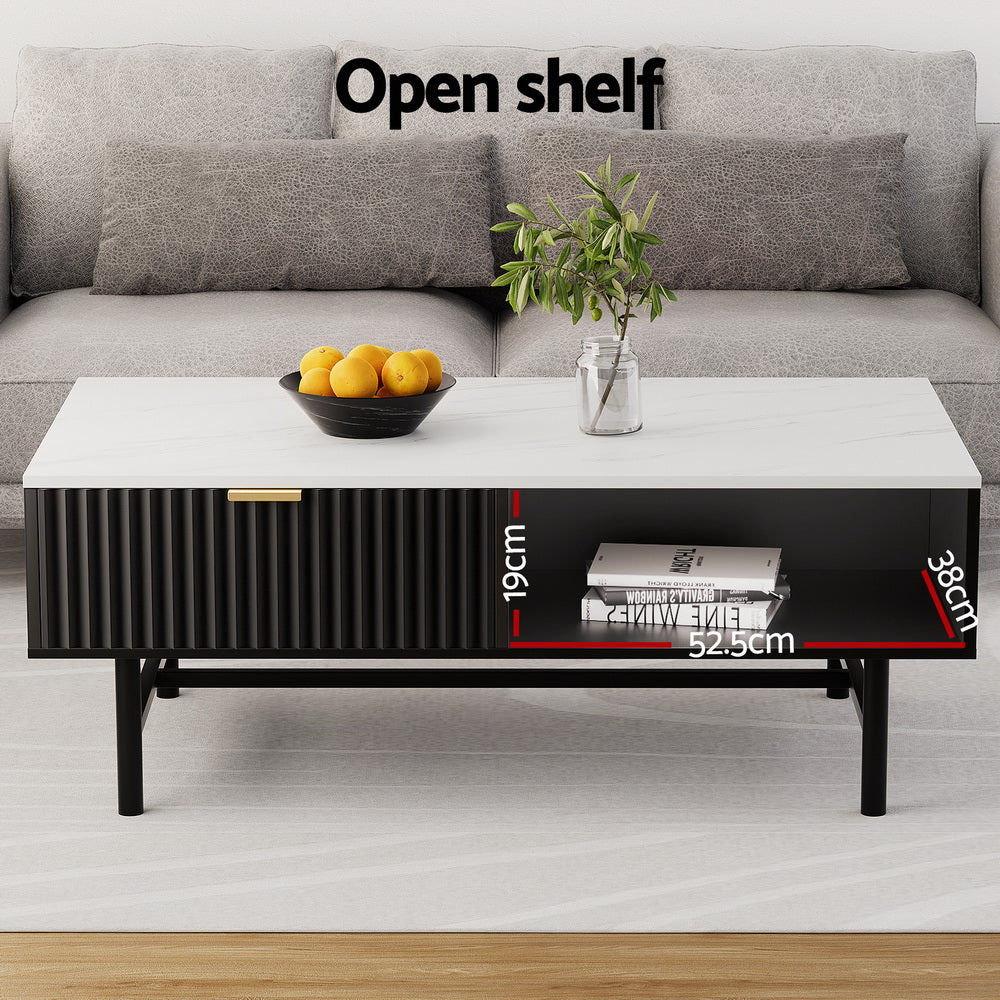 Nero Storage Coffee Table – Black – Standard