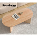 Oval Coffee Table 110CM Pine